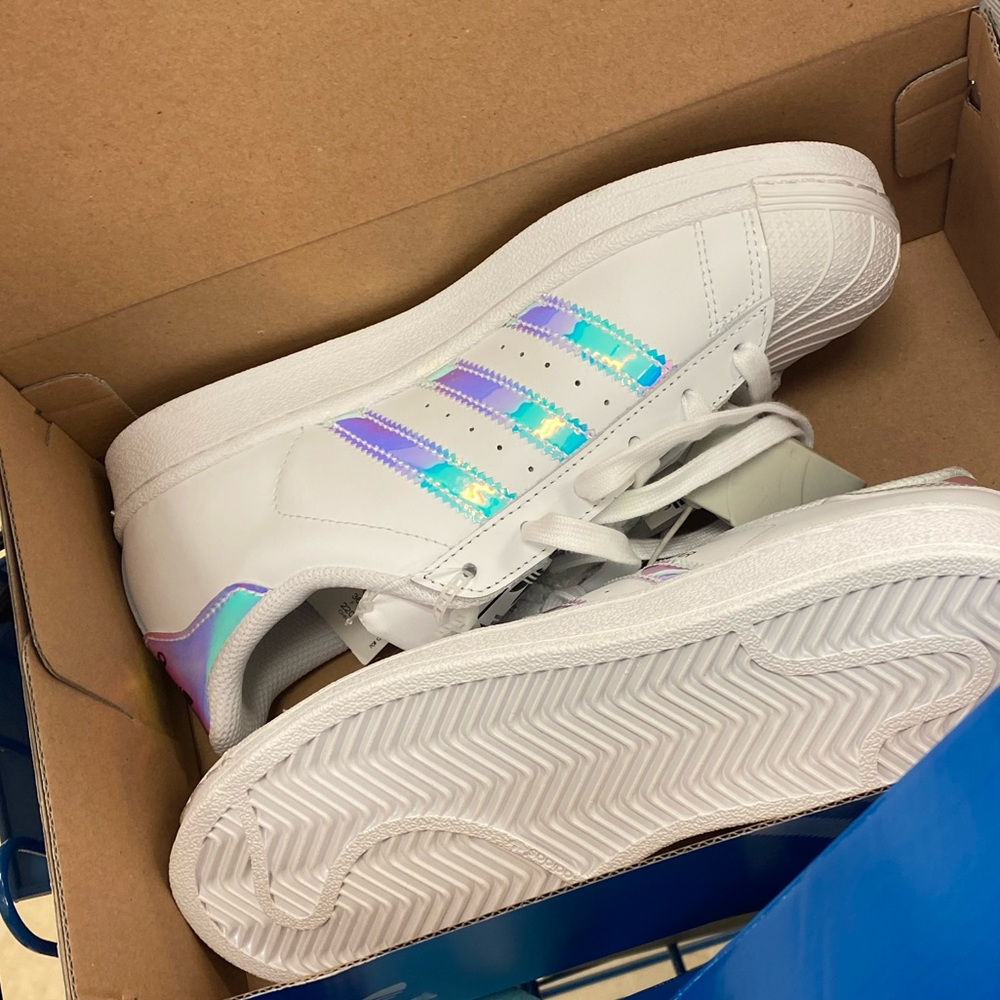 Adidas superstar really cute and colorful!